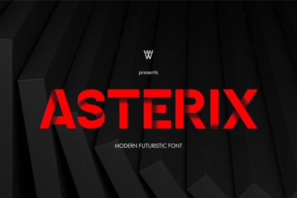 Asterix: The Futuristic Display Font for High-Impact Campaigns