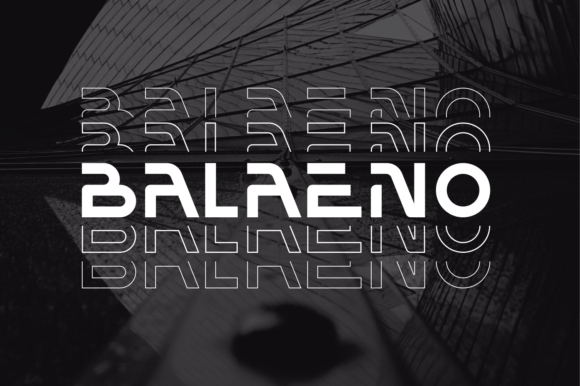 Balaeno: A Modern Display Font for Sleek Brand Identity