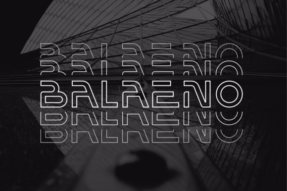 Balaeno Inline: A Modern Display Font for Bold Branding