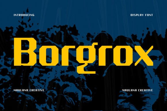 Borgrox: A Playful Display Typeface for Modern Web Design