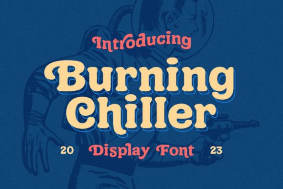 Burning Chiller: The 90s Retro Font for Bold Branding