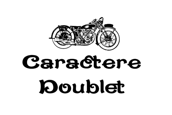 Caractere Doublet: The Retro Western Typeface for Bold Campaigns