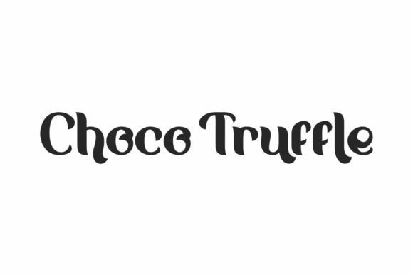 Choco Truffle: A Playful Typeface for Bold Brand Identity