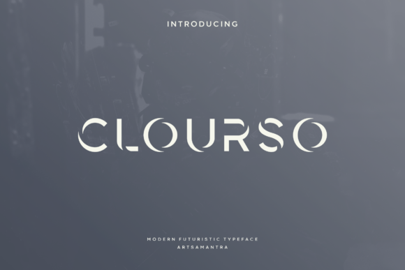 Clourso: The Futuristic Display Font Redefining Modern Design