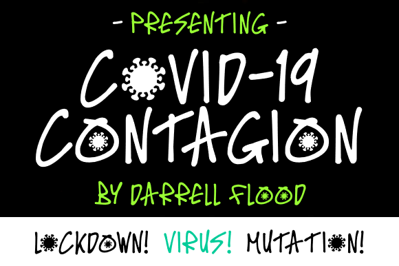 Covid-19 Contagion: The Expressive Display Font for Digital Design