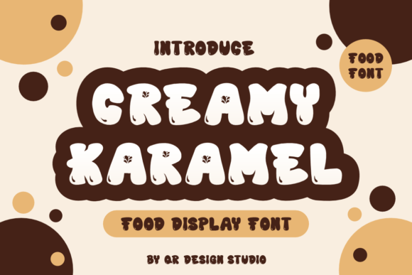 Creamy Karamel: The Perfect Display Font for Handmade Shop Branding