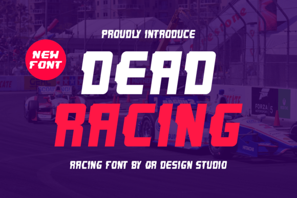 Dead Racing: A Fun Display Font for Editorial Projects