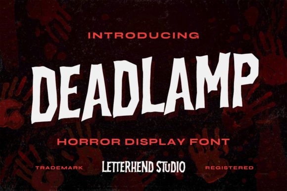 Deadlamp: A Haunting Display Font for Editorial Design