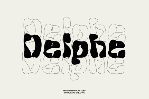 Delphe: The Joyful Display Font for Creative Crafts