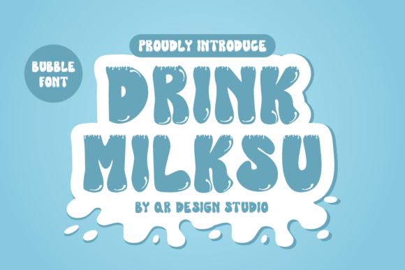 Drink Milksu: The Perfect Creative Font for Youthful Branding