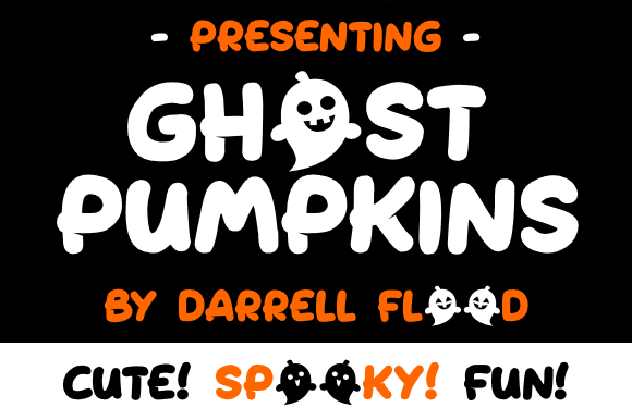 Ghost Pumpkins: The Perfect Halloween Display Font for Editorial Design