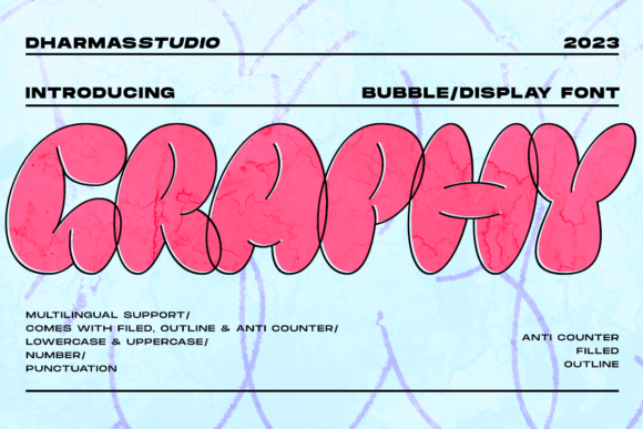 Graphy: The Bold Display Typeface for Street-Style Branding