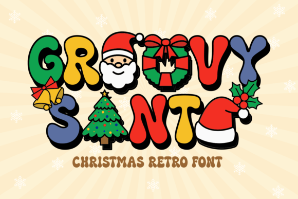 Groovy Santa: The Festive Typeface for Holiday Branding