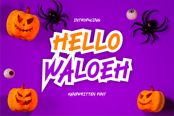 Hello Waloeh: The Playful Display Font for Editorial Design