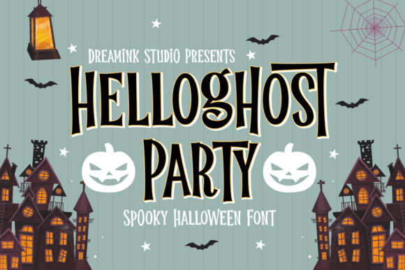 Helloghost Party: The Spooky Display Font for Halloween Creators