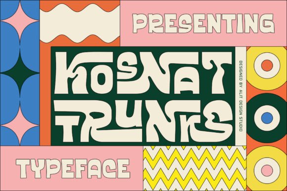 Kosnat Trunks: The Perfect Display Font for Modern Brand Identity
