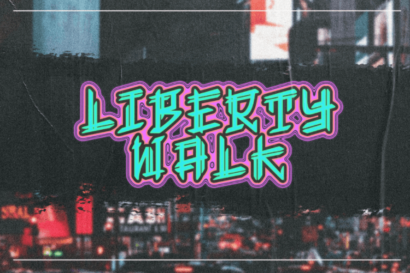 Liberty Walk: The Display Typeface for Bold Brand Identity