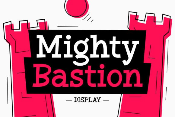 Mighty Bastion: A Premium Display Font for Bold Branding