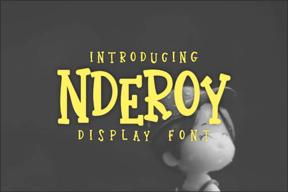 Nderoy: The Unique Cute Display Font for Memorable Branding