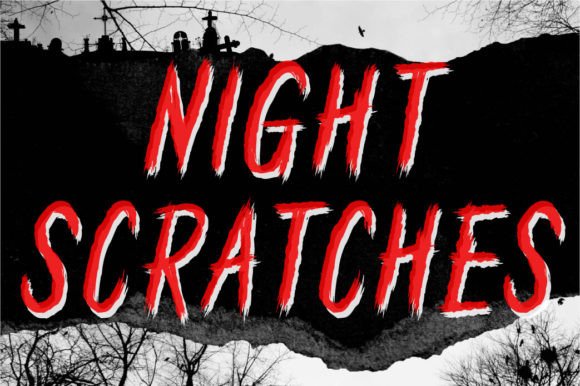 Night Scratches: A Quirky Display Typeface for Bold Branding