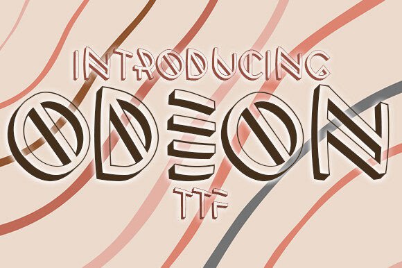 Odeon: An Elegant 3D Typeface for Modern Digital Design