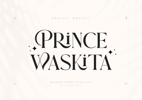 Prince Waskita: The Classy Display Font for Polished Web Design
