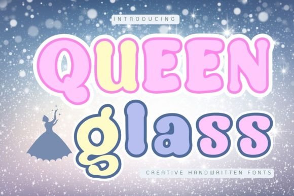 Queen Glass: A Minimal Handwritten Display Font for Unique Branding
