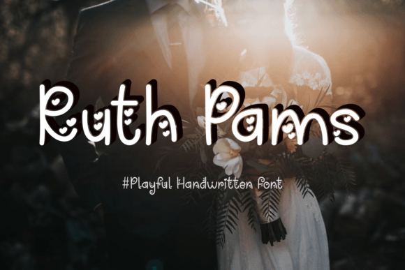 Ruth Pams: A Whimsical Handwritten Font for Creative Sellers
