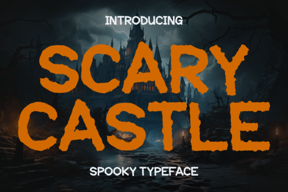 Scary Castle: A Spooky Display Font for Halloween Branding