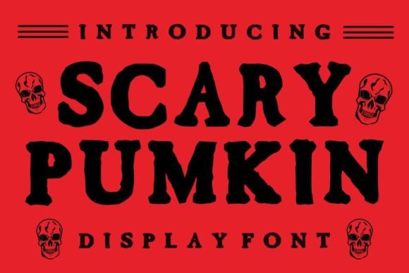 Scary Pumkin: A Bold Display Font for Web Design