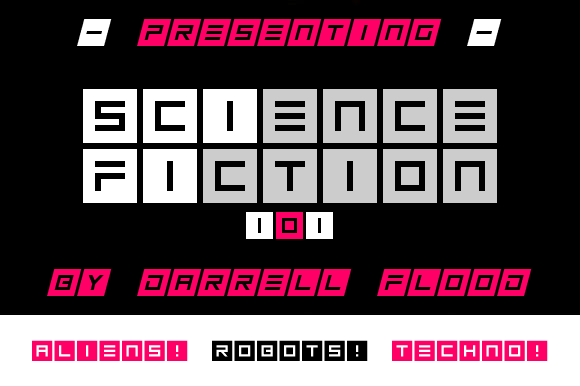 Science Fiction 101: A Futuristic Typeface for Bold Editorial Design