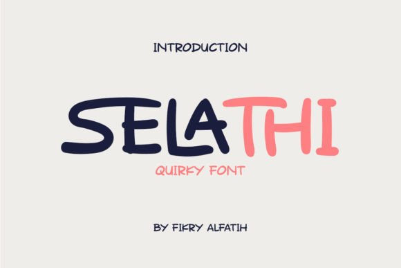 Selathi: The Playful Display Font for Memorable Branding