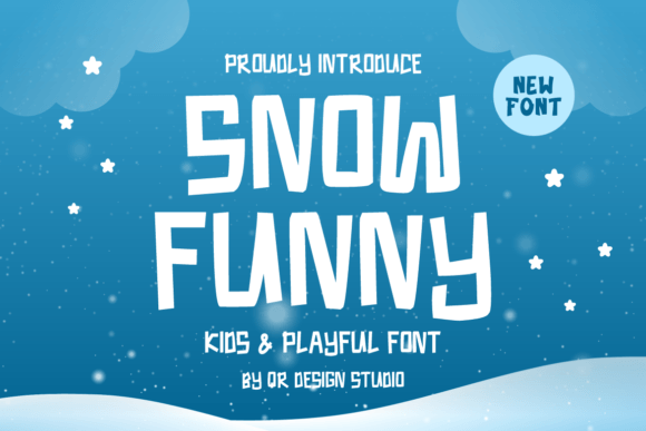 Snow Funny: A Quirky Display Typeface for Creative Branding