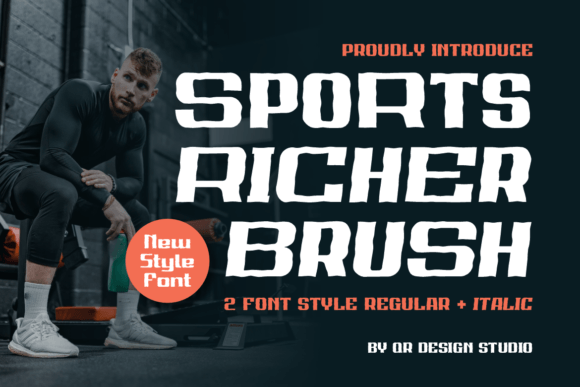 Sports Richer Brush Font for Bold Brand Identity