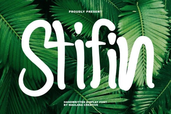Stifin: The Sweet Handwritten Display Font for Creative Branding