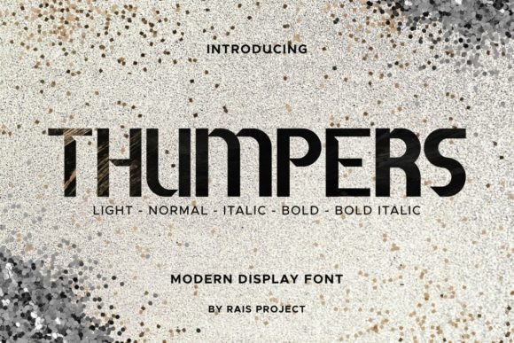 Thumpers: The Modern Display Typeface for High-Impact Campaigns