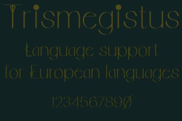 Trismegistus: An Elegant Alchemical Typeface for Editorial Design