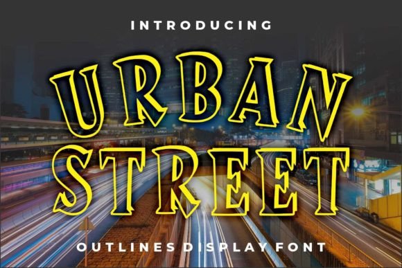 Urban Street: The Perfect Display Font for Modern Branding