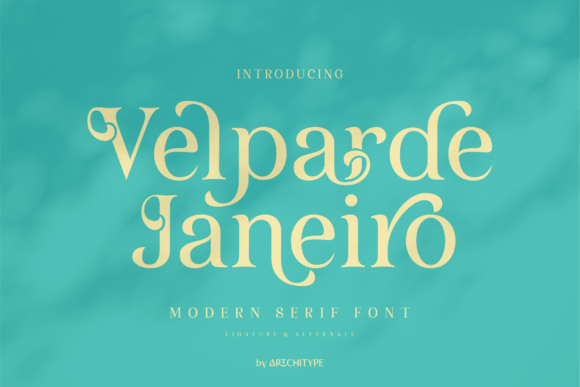 Velparde Janeiro: The Classy Display Serif Font for Handmade Brands